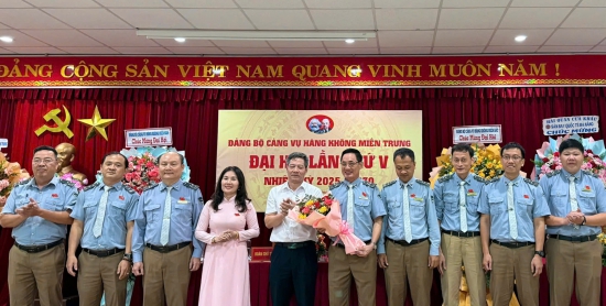 ĐẠI HỘI ĐẢNG BỘ CẢNG VỤ HÀNG KHÔNG MIỀN TRUNG LẦN THỨ V, NHIỆM KỲ 2025 – 2030.