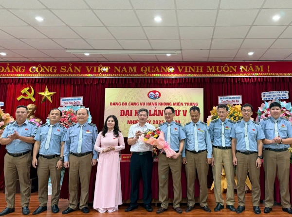 ĐẠI HỘI ĐẢNG BỘ CẢNG VỤ HÀNG KHÔNG MIỀN TRUNG LẦN THỨ V, NHIỆM KỲ 2025 – 2030.