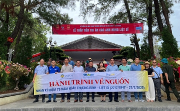 Cảng vụ Hàng không miền Trung tổ chức hoạt động tri ân nhân kỷ niệm 78 năm Ngày Thương binh – Liệt sĩ (27/7/1947 – 27/7/2025)