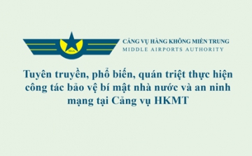 Công văn về việc tuyên truyền, phổ biến, quán triệt thực hiện công tác bảo vệ bí mật nhà nước và an ninh mạng tại Cảng vụ HKMT